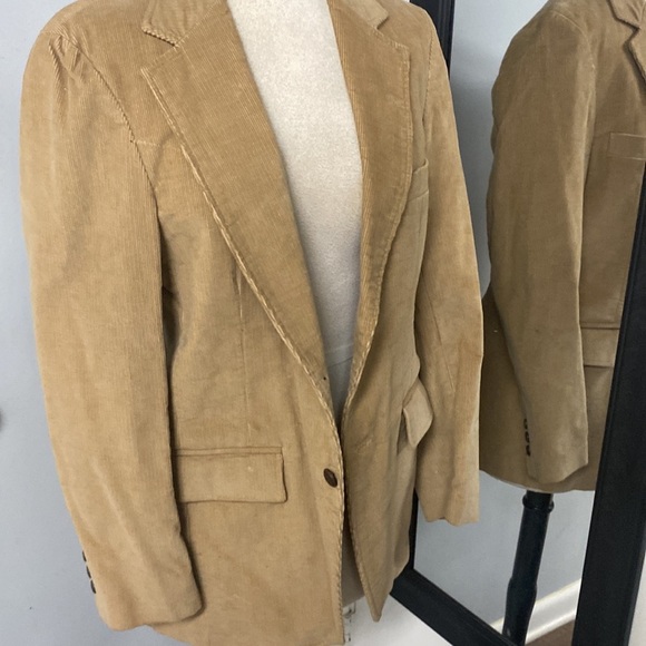 VNTG 70s CORDUROY JACKET&VEST SET WESTERN STYLE BY SEARS AND ROEBUCK - Picture 11 of 16